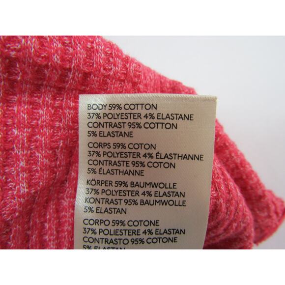 We The Free Peach Waffle Knit Top size M Cotton Boho Y2K Classic Streetwear - Picture 8 of 9